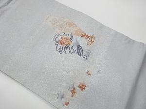 リサイクル　花瓶模様織出し名古屋帯